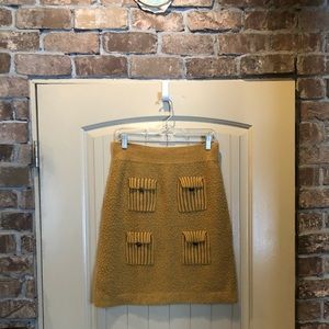 Anthropologie Wool Skirt